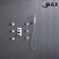 Ceiling Shower System Set Two Function With 6 Body Jets Chrome Finish