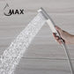 Square Single-Setting Slide Bar Hand Shower In Brushed Nickel Finish