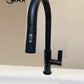 Pull-Out Kitchen Faucet Single Handle Matte Black