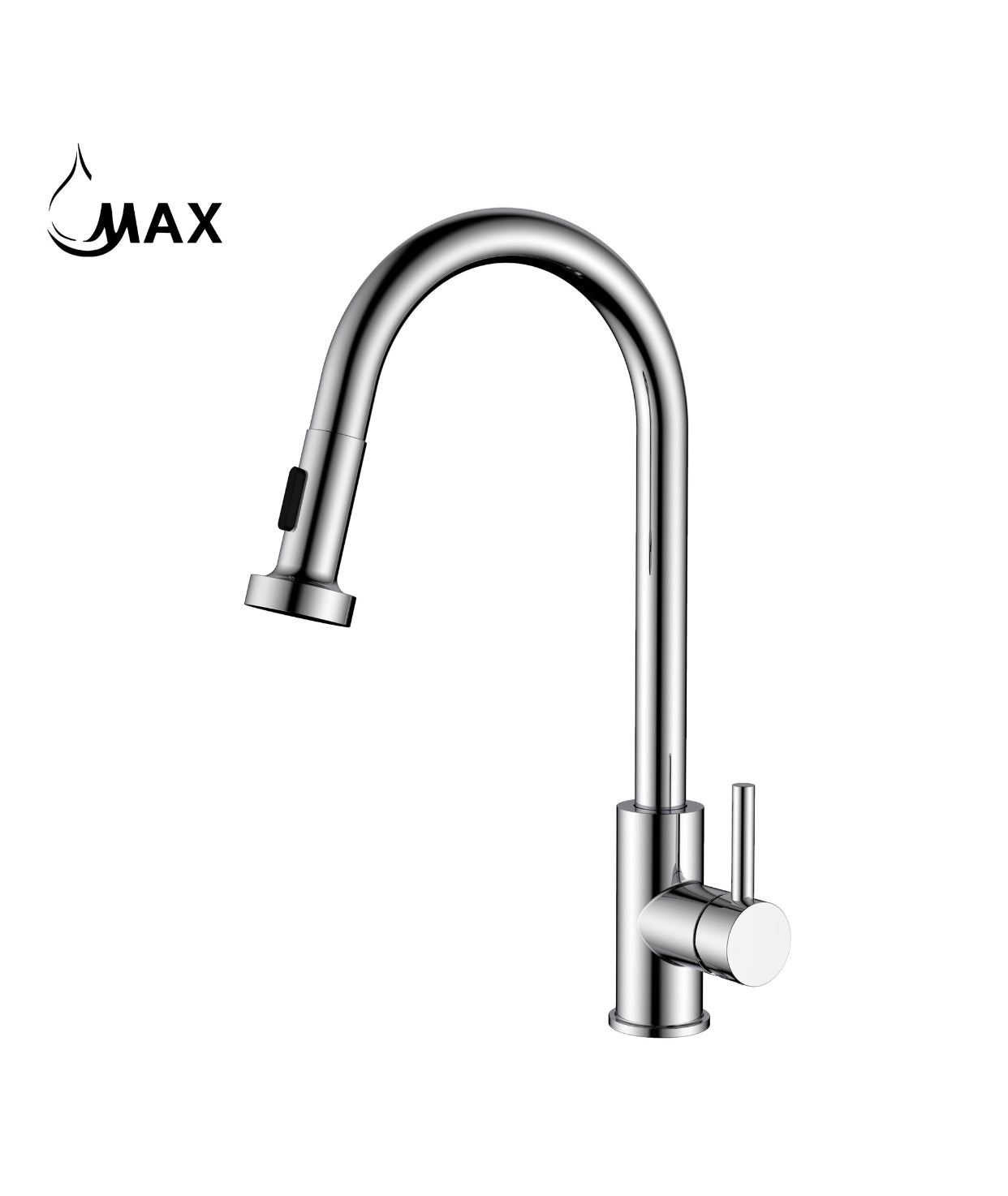 Single Handle Pull-Out Kitchen Faucet Chrome Finish