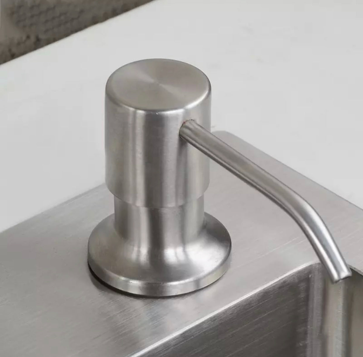 Soap & Lotion Dispenser Brushed Nickel Finish