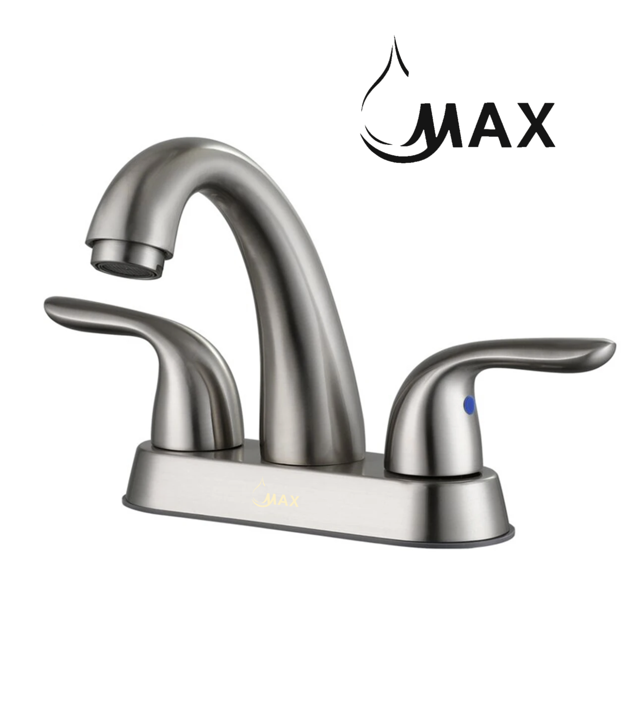 Bathroom Faucet Two Handle Commercial Widespread Brushed Nickel