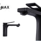 Rotate Spout Bathroom Faucet Matte Black Finish