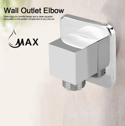 Shower Outlet Elbow Wall Mounted Chrome Finish