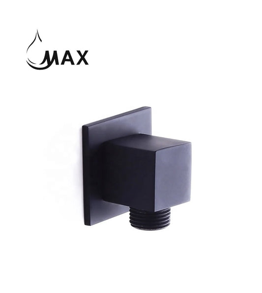 Shower Outlet Elbow Wall Mounted Matte Black
