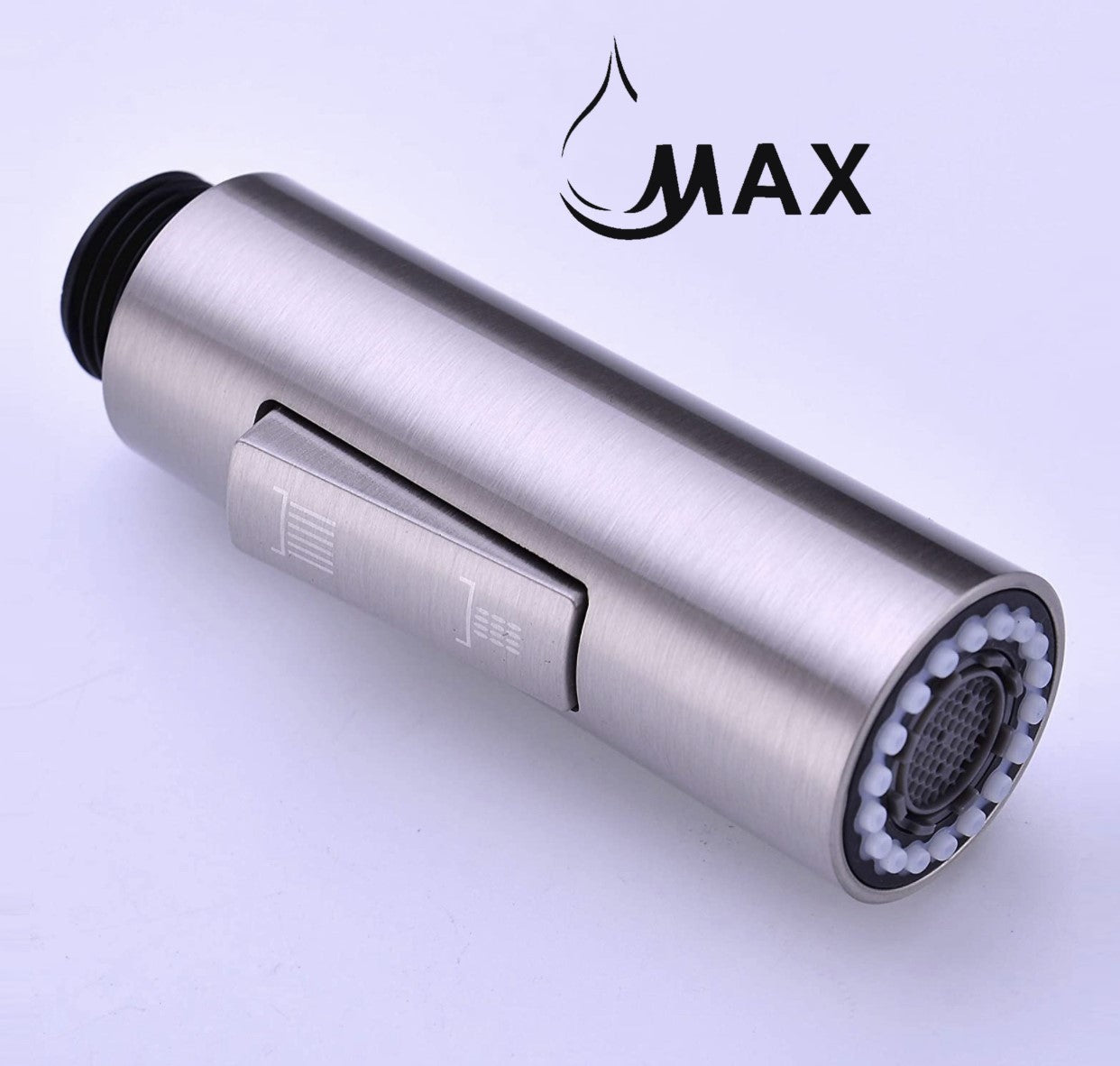 Replacement Kitchen Faucet Nozzle Head – Spray & Stream | Brushed Nickel Finish