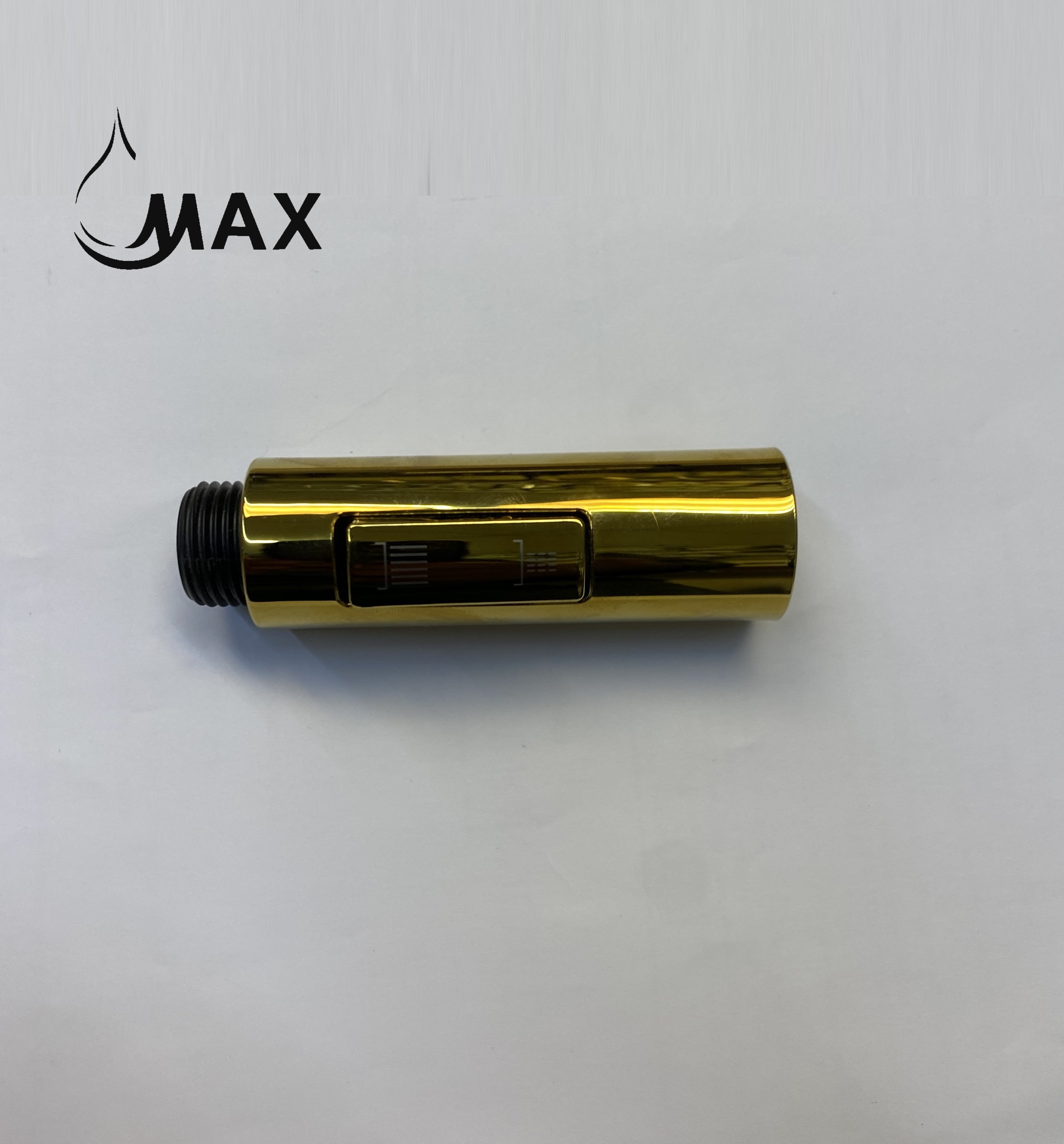 Replacement Kitchen Faucet Nozzle Head – Spray & Stream | Shiny Gold Finish