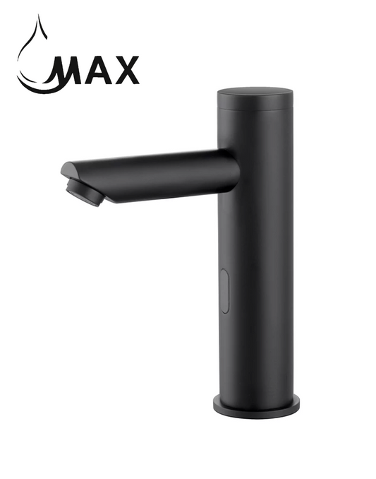 Touchless Bathroom Faucet Matte Black Finish