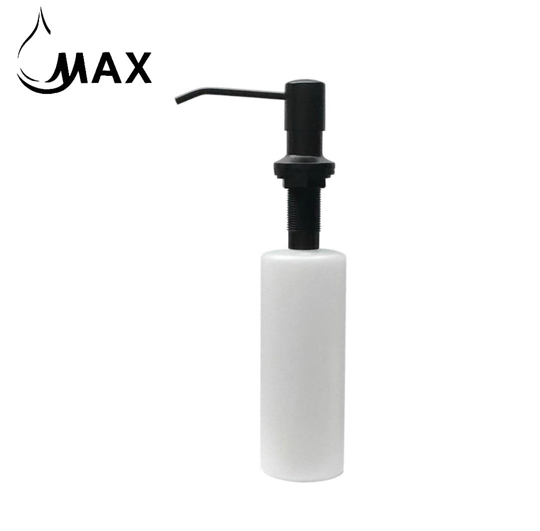 Soap & Lotion Dispenser – Matte Black Finish | MAX Faucets-MP-12111-MB