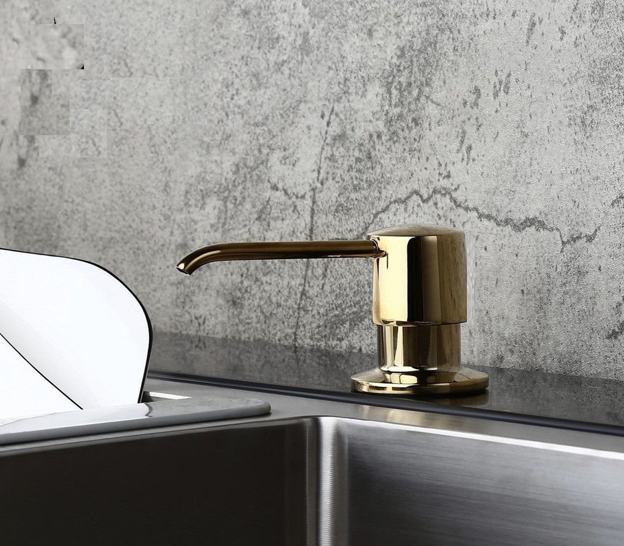 Soap & Lotion Dispenser – Shiny Gold Finish | MAX Faucets MP-12111-G