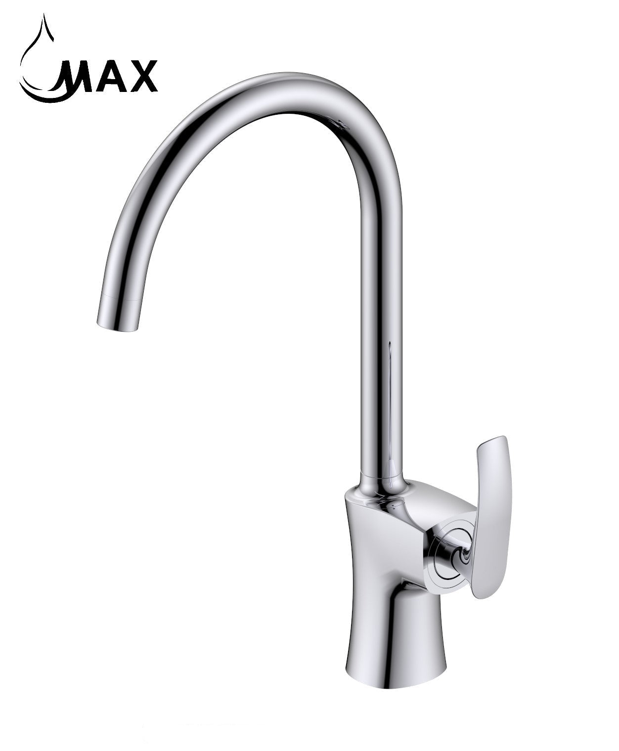 Swivel Kitchen Faucet – Single Handle, 15" Height, Chrome Finish | MAX Faucets Swivel Kitchen Faucet – Single Handle, 15" Height, Chrome Finish | MAX Faucets HM-AF5101-C