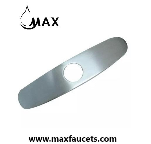Sink Faucet Deck Plate 10" In Brushed Nickel Finish