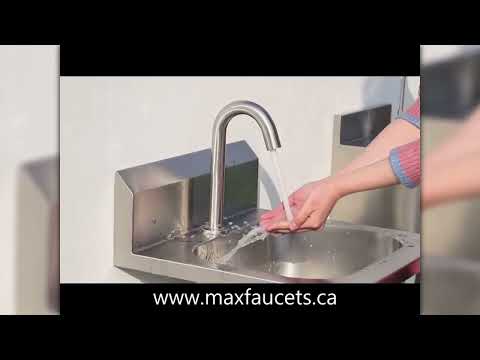 Modern Touchless Bathroom Faucet Brushed Nickel