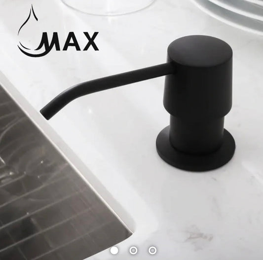 Soap & Lotion Dispenser Matte Black Finish