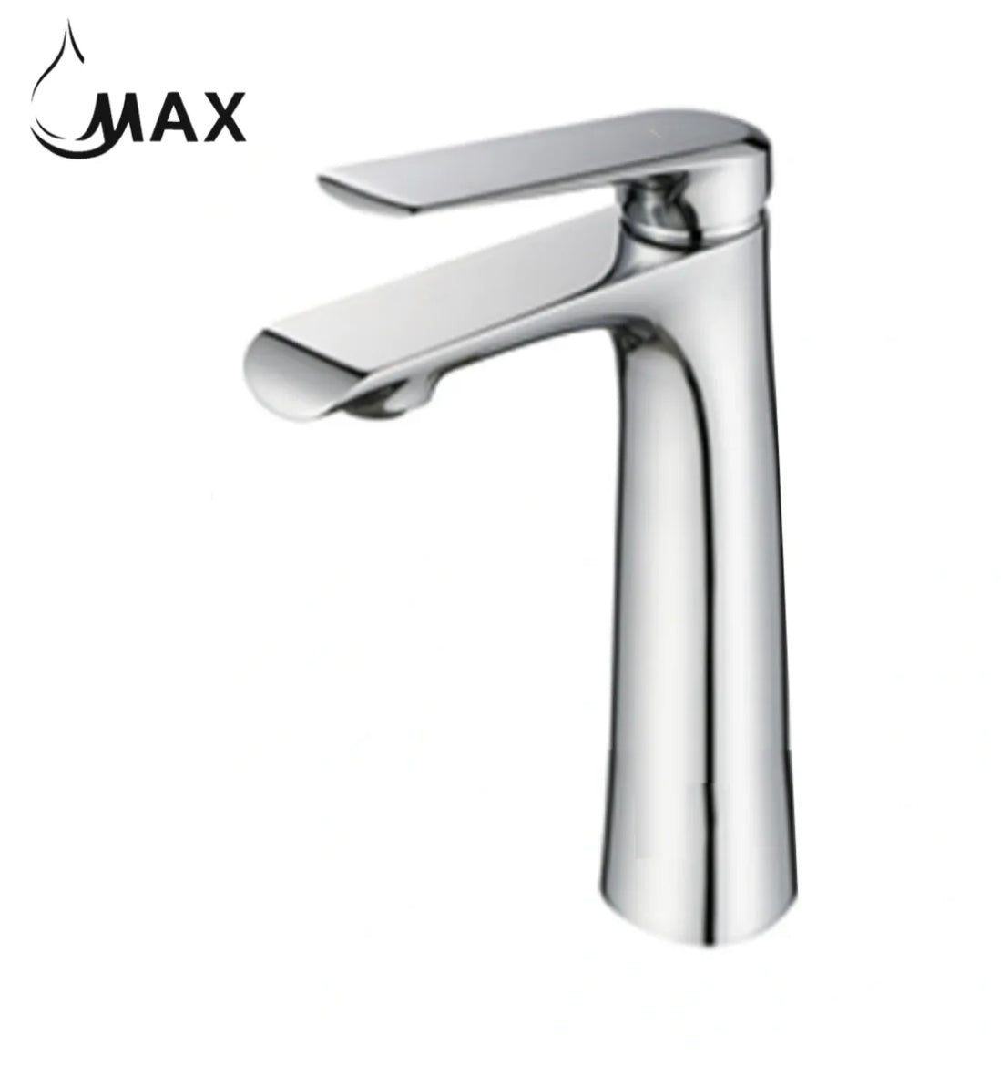 Vessel Sink Bathroom Faucet Ultra Thin Spout 10" Brushed Nickel Finish