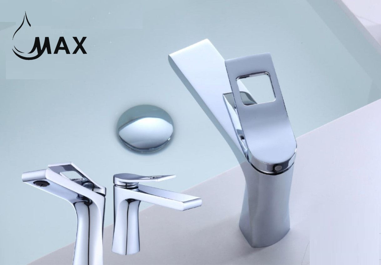 Modern chrome bathroom faucet design – MAX Faucets MW-1906-CH
