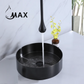 Smart Touchless Bathroom Faucet Ceiling Mounted Matte Black